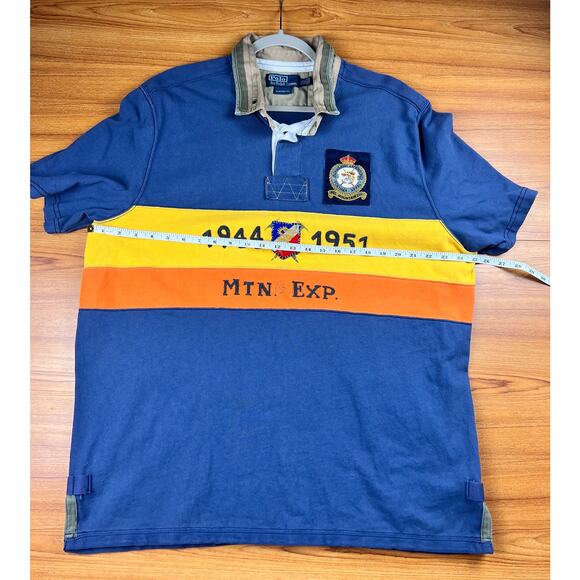 Vintage Ralph Lauren Men’s Dhaulagiri Nepal Mountain Expedition Polo - XXL - Picture 8 of 9